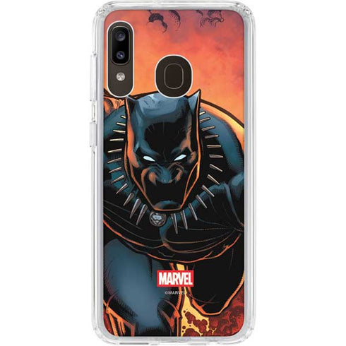 Marvel Black Panther Rise of Black Panther Galaxy A20 Clear Case